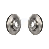 Front Disc Brake Rotors Pair For Mercedes-Benz C230 CLK350 SLK350 C320 SLK280 SLK300 K8-100438