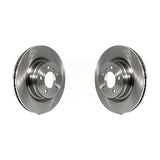 Front Disc Brake Rotors Pair For 2006-2009 Land Rover Range Naturally Aspirated K8-100441