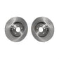 Front Disc Brake Rotors Pair For Ford Escape Focus Transit Connect Volvo S40 Lincoln MKC C70 V50 K8-100444