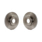 Front Disc Brake Rotors Pair For Mazda 3 K8-100451
