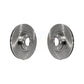 Front Disc Brake Rotors Pair For BMW X5 X6 K8-100456
