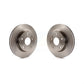 Front Disc Brake Rotors Pair For Suzuki SX4 Crossover K8-100463