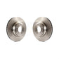 Front Disc Brake Rotors Pair For BMW 335i X1 xDrive 335xi 335d 335is K8-100474