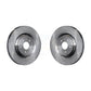 Front Disc Brake Rotors Pair For INFINITI G37 Q50 Nissan 370Z Q60 M37 Q70 Q70L QX70 M56 FX50 Z K8-100478