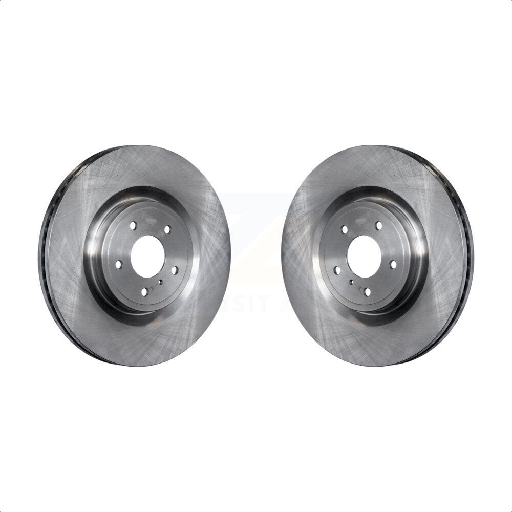 Front Disc Brake Rotors Pair For INFINITI G37 Q50 Nissan 370Z Q60 M37 Q70 Q70L QX70 M56 FX50 Z K8-100478