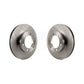 Front Disc Brake Rotors Pair For Toyota Tacoma 4Runner FJ Cruiser K8-100480