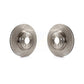 Front Disc Brake Rotors Pair For Audi Q5 Porsche Macan A6 Quattro S5 S4 A7 A5 A4 K8-100483