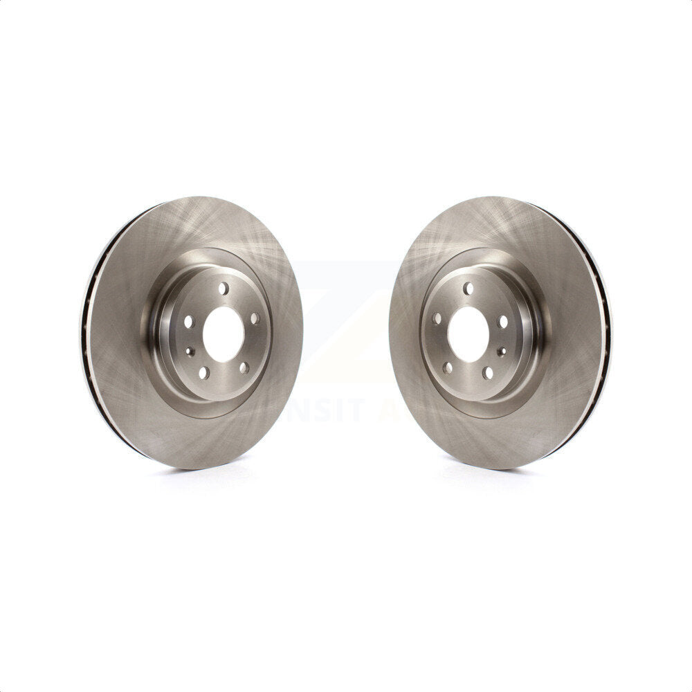 Front Disc Brake Rotors Pair For Audi Q5 Porsche Macan A6 Quattro S5 S4 A7 A5 A4 K8-100483