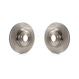 Front Disc Brake Rotors Pair For Audi Q5 Porsche Macan A6 Quattro S5 S4 A7 A5 A4 K8-100483