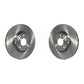 Front Disc Brake Rotors Pair For Volvo S60 Land Rover Range Evoque XC70 S80 V60 V70 K8-100489