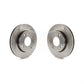 Front Disc Brake Rotors Pair For 2009-2011 Nissan Versa 1.6L K8-100496