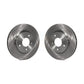 Front Disc Brake Rotors Pair For Nissan NV200 LEAF Chevrolet City Express K8-100509