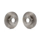 Front Disc Brake Rotors Pair For Hyundai Accent Kia Rio K8-100524