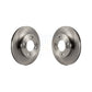Front Disc Brake Rotors Pair For 2014-2015 Mitsubishi Mirage K8-100541