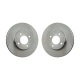 Front Disc Brake Rotors Pair For Volkswagen Jetta Cabrio Golf Passat Scirocco Quantum K8-100559