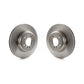 Front Disc Brake Rotors Pair For BMW 650i 535i 550i 645Ci 545i K8-100563