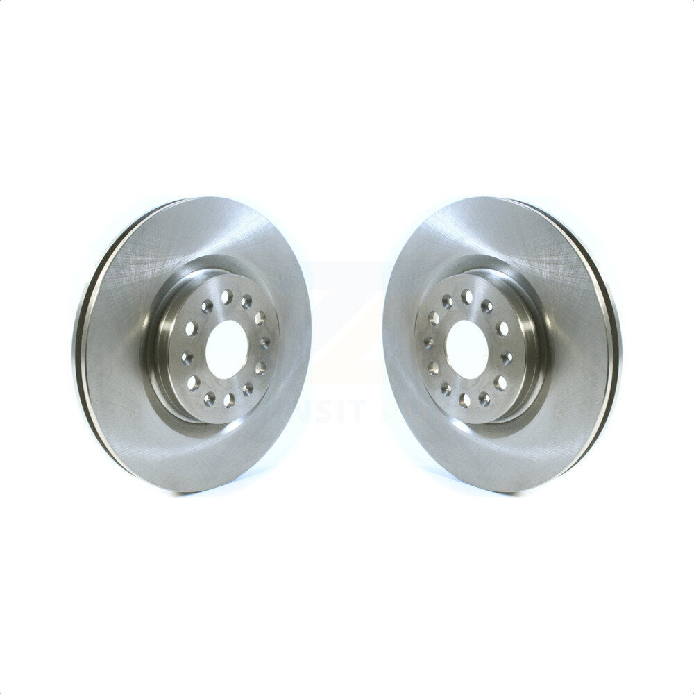 Front Disc Brake Rotors Pair For Cadillac XT5 Buick Enclave XT6 K8-100564