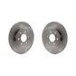 Rear Disc Brake Rotors Pair For Chevrolet Uplander Pontiac Montana Buick Terraza Saturn Relay K8-100600