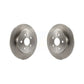Rear Disc Brake Rotors Pair For Toyota Corolla Prius Matrix Prime Pontiac Vibe Lexus CT200h Plug-In AWD-e K8-100603