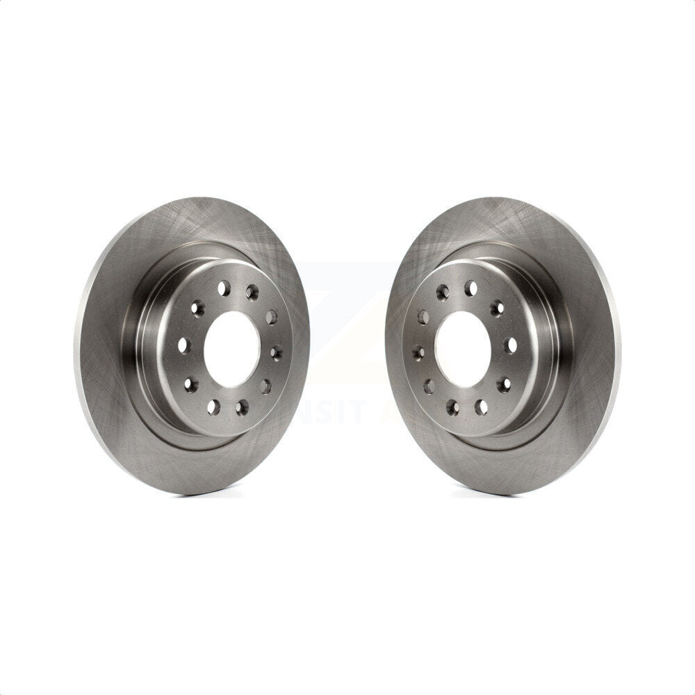 Rear Disc Brake Rotors Pair For Chevrolet Equinox Malibu GMC Terrain Buick Envision LaCrosse Regal Sportback TourX K8-100620