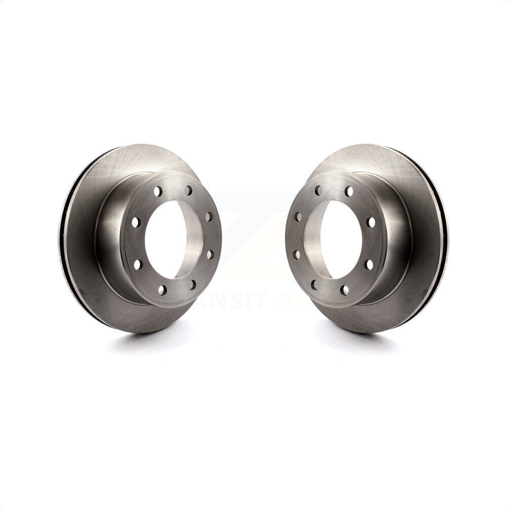 Rear Disc Brake Rotors Pair For Ford F-250 Super Duty F-350 Excursion E-450 Econoline K8-100637