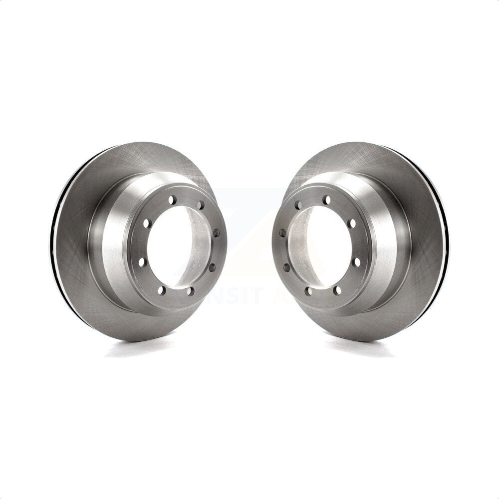 Rear Disc Brake Rotors Pair For Ford F-350 Super Duty F-550 K8-100638