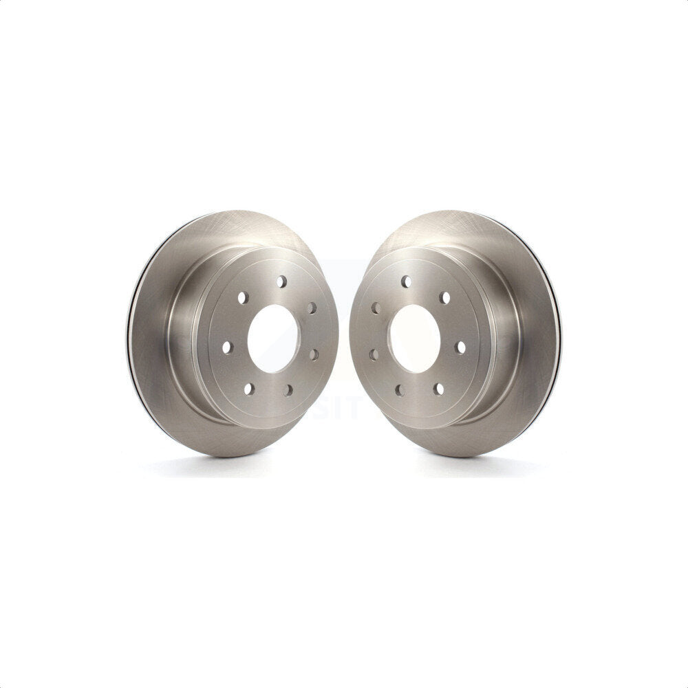 Rear Disc Brake Rotors Pair For Ford F-150 Lincoln Mark LT K8-100651