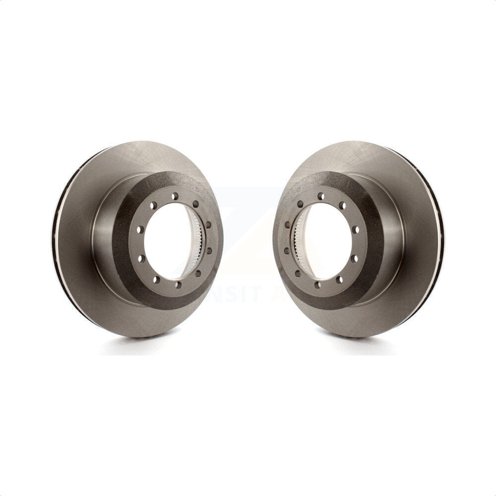 Rear Disc Brake Rotors Pair For Ford F59 F-550 Super Duty F-450 F-53 Motorhome Chassis F-59 Commercial Stripped K8-100653