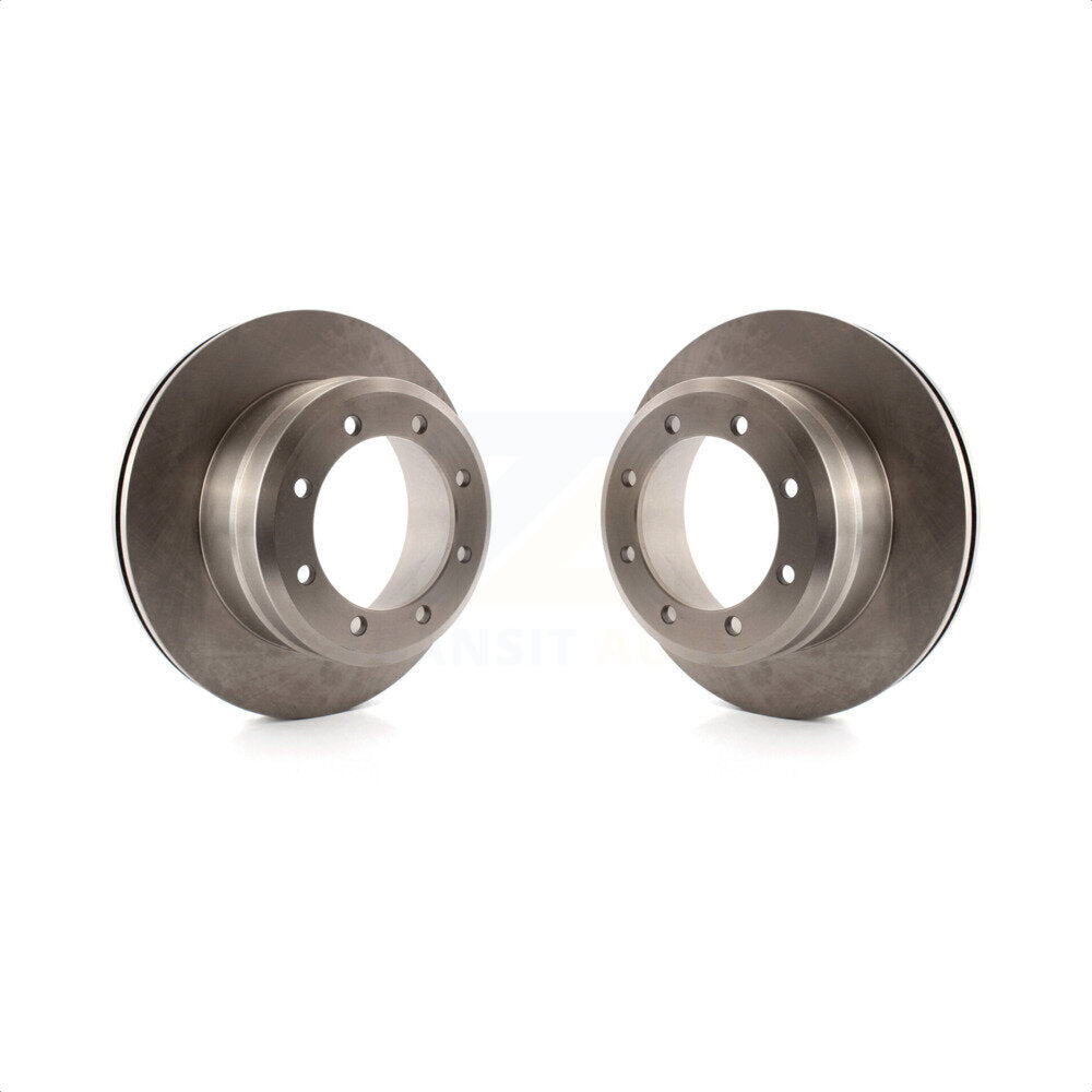 Rear Disc Brake Rotors Pair For Ford F-350 Super Duty F-450 K8-100656