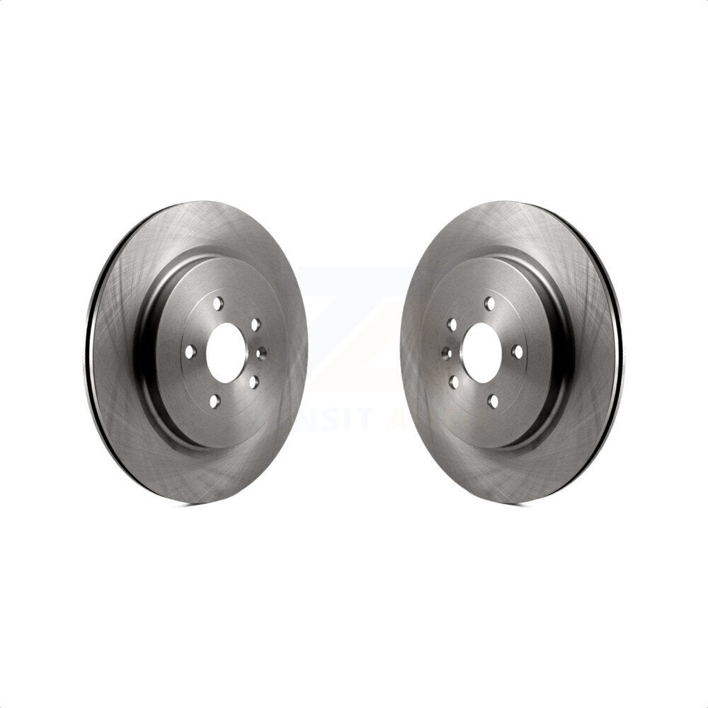 Rear Disc Brake Rotors Pair For Ford Explorer Taurus Flex Police Interceptor Utility Lincoln Sedan MKS MKT Special Service K8-100670
