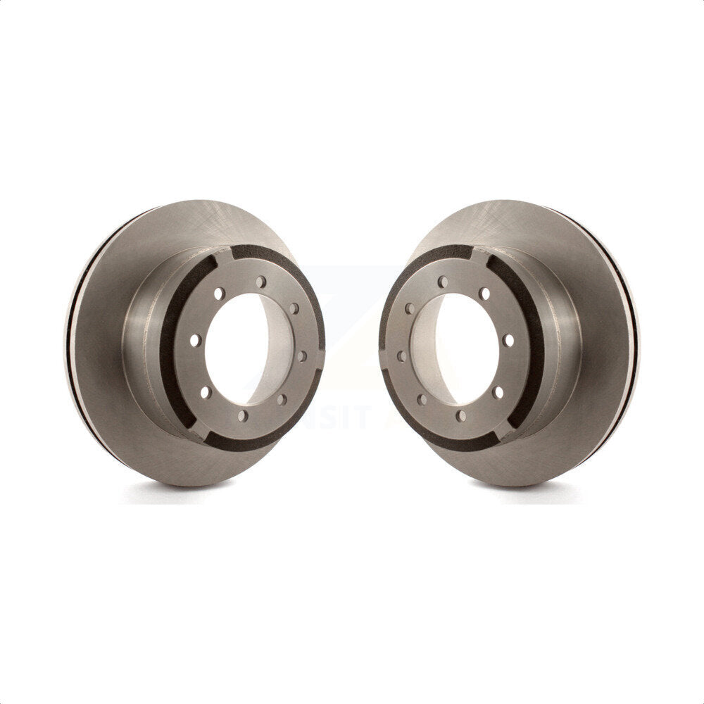 Rear Disc Brake Rotors Pair For Ford F-250 Super Duty F-350 F-450 K8-100675