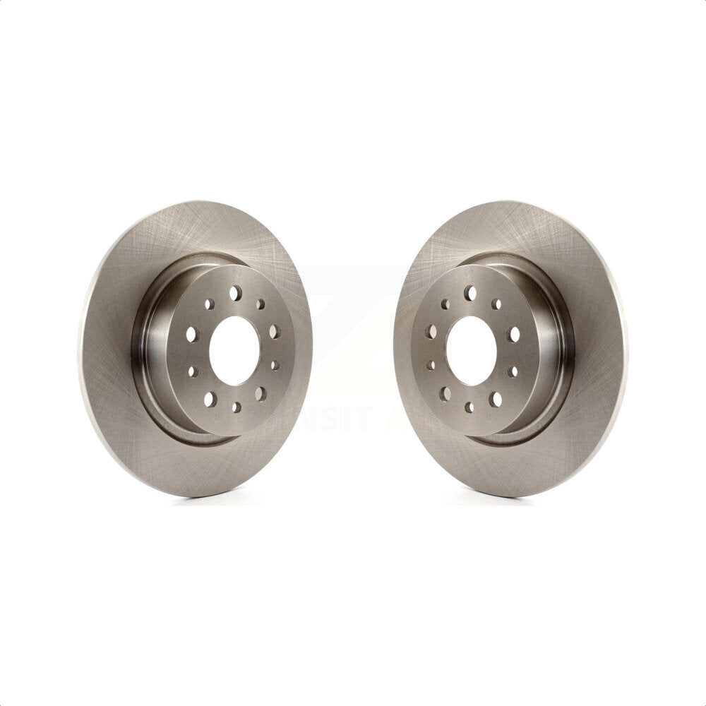 Rear Disc Brake Rotors Pair For 2014-2020 Fiat 500L K8-100718