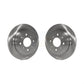 Rear Disc Brake Rotors Pair For Honda Civic Acura Integra del Sol CRX Accord Prelude EL K8-100720