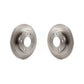 Rear Disc Brake Rotors Pair For Mazda Protege Protege5 626 Ford Probe MX-6 K8-100725
