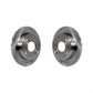 Rear Disc Brake Rotors Pair For Honda Accord Acura CL K8-100727