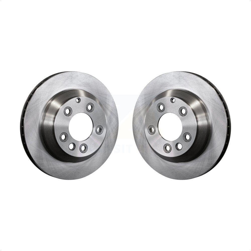 Rear Disc Brake Rotors Pair For Porsche Cayenne Audi Q7 Volkswagen Touareg K8-100800