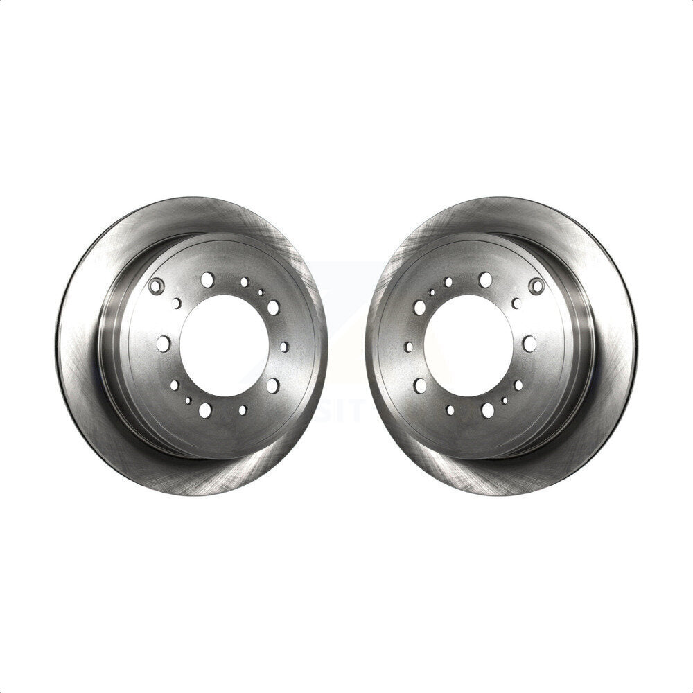 Rear Disc Brake Rotors Pair For Toyota Tundra Sequoia Lexus LX570 Land Cruiser K8-100864