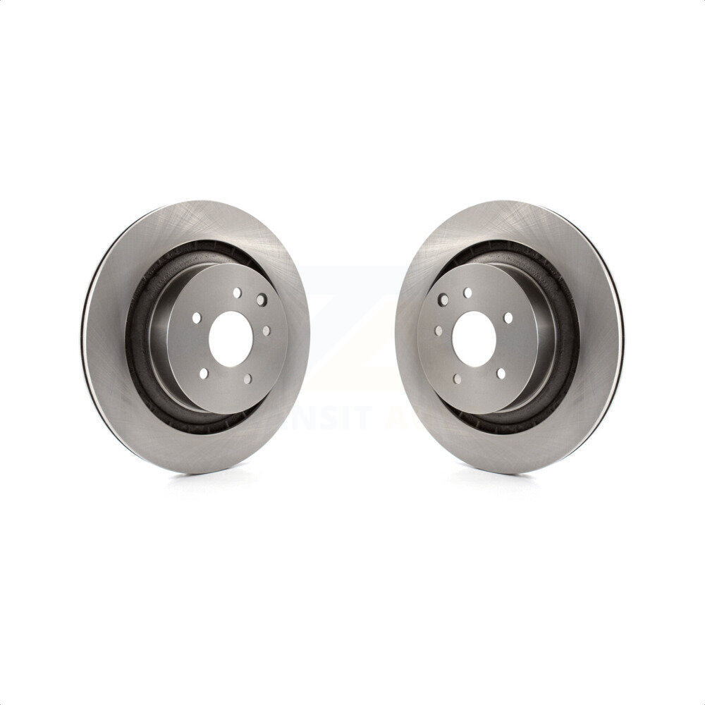 Rear Disc Brake Rotors Pair For INFINITI G37 Nissan 370Z Q60 Z K8-100882