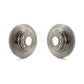 Rear Disc Brake Rotors Pair For 2008-2013 BMW 128i K8-100887