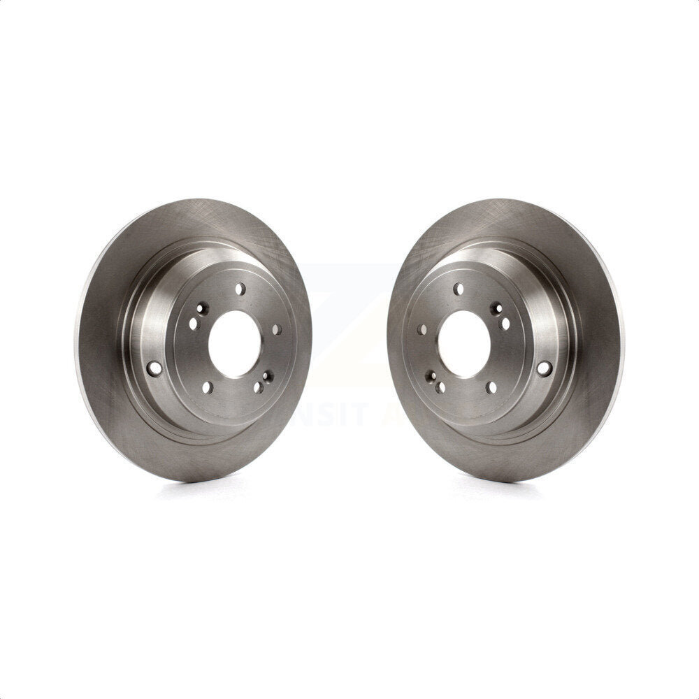 Rear Disc Brake Rotors Pair For Hyundai Genesis G80 Kia K900 K8-100890