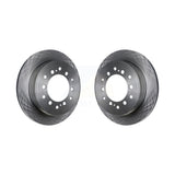 Rear Disc Brake Rotors Pair For Toyota 4Runner Lexus GX460 FJ Cruiser K8-100902