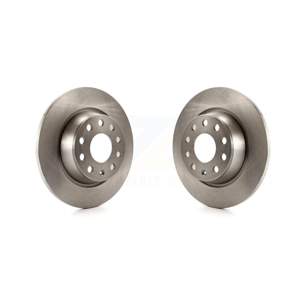 Rear Disc Brake Rotors Pair For Volkswagen Tiguan CC Jetta Audi Passat GTI A3 Eos Q3 Limited Quattro K8-100905