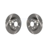 Rear Disc Brake Rotors Pair For Volkswagen Jetta Passat GTI Audi Golf Beetle A3 SportWagen Quattro Eos Alltrack e-Golf Sportback e-tron Taos K8-100906