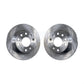 Rear Disc Brake Rotors Pair For Volkswagen Jetta Beetle Eos Audi A3 GTI Golf SportWagen Quattro K8-100910