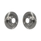 Rear Disc Brake Rotors Pair For Hyundai Elantra Kia Soul Forte Veloster GT Kona Forte5 Coupe Koup Venue Seltos K8-100923
