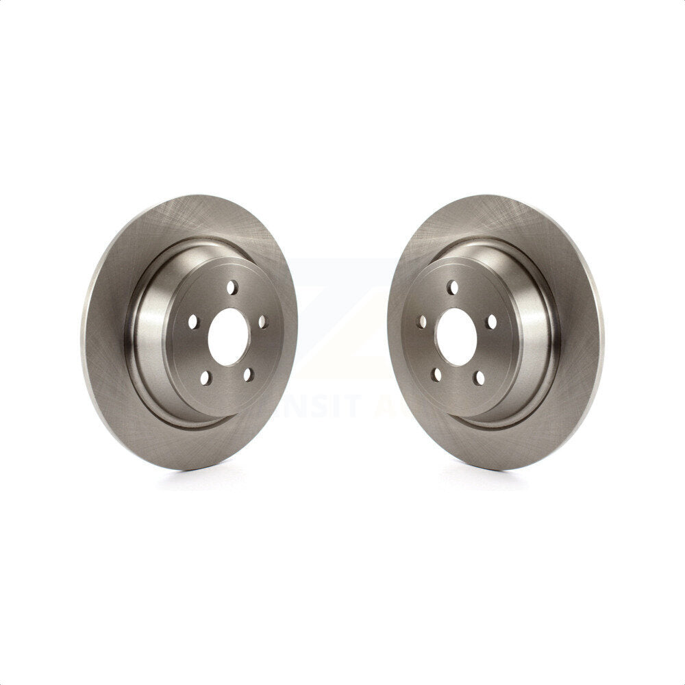 Rear Disc Brake Rotors Pair For Ford Edge Fusion Lincoln MKX MKZ Nautilus Continental Police Responder Hybrid SSV Plug-In K8-100961