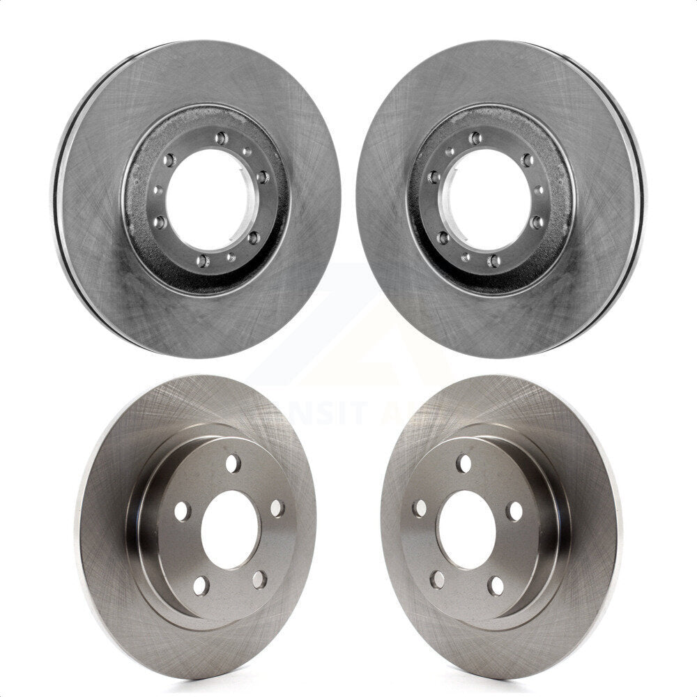 Front Rear Disc Brake Rotors Kit For 2000-2005 Buick LeSabre Pontiac Bonneville K8-100971