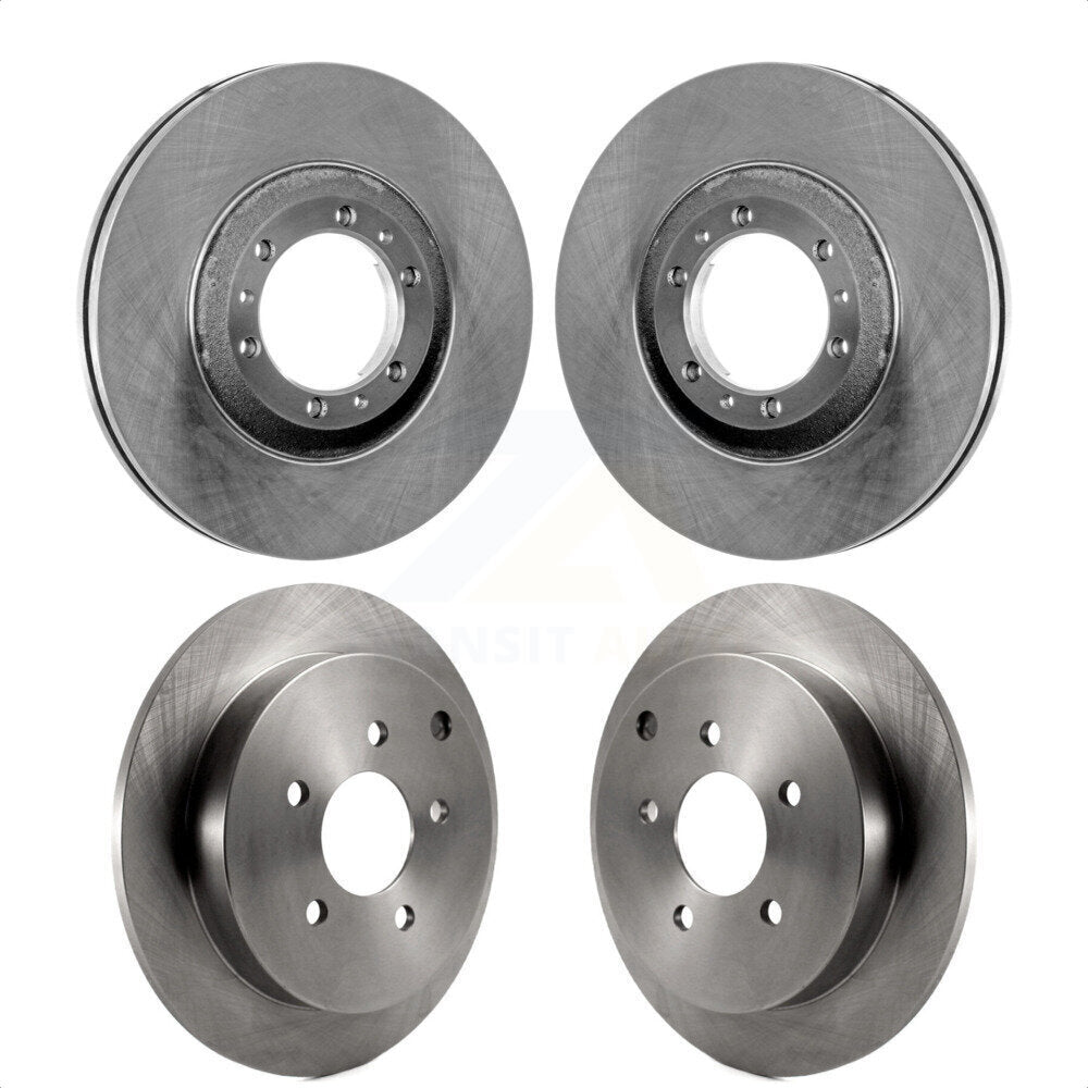 Front Rear Disc Brake Rotors Kit For 2002-2004 Pontiac Montana FWD with rear brakes K8-100972
