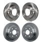 Front Rear Disc Brake Rotors Kit For 2003-2003 Chevrolet Silverado 2500 HD Suburban GMC Sierra K8-100986