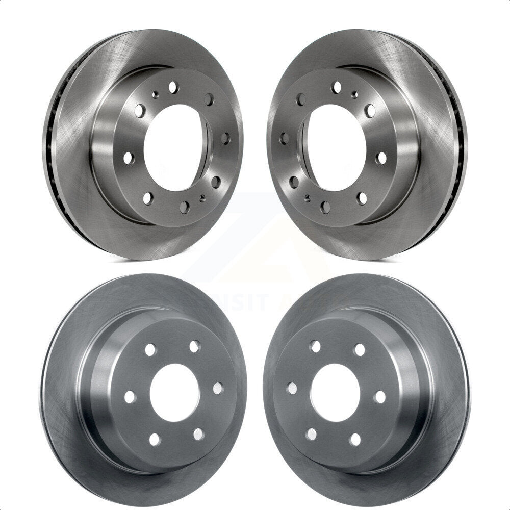 Front Rear Disc Brake Rotors Kit For 2003-2003 Chevrolet Silverado 2500 HD Suburban GMC Sierra K8-100986
